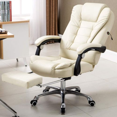  Desk Chairs Chairs Sofas Home Computer Chair Lazy Chair Office Rotary Chair Chairs Study Room Reclining Chair (Color : Beige, Size : 50cm50cm137cm)