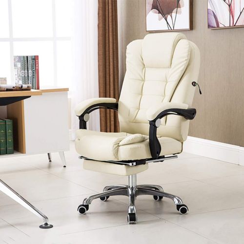  Desk Chairs Chairs Sofas Home Computer Chair Lazy Chair Office Rotary Chair Chairs Study Room Reclining Chair (Color : Beige, Size : 50cm50cm137cm)