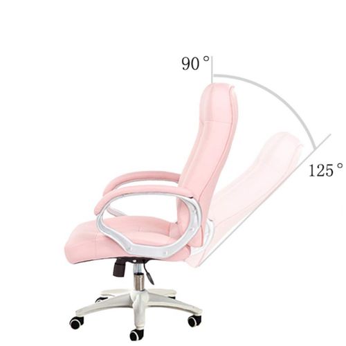  Desk Chairs Chairs Sofas Pink Chair Home Computer Chair Office Lady boss Chair Staff Chair Lift Study Room Swivel Armchair Comfortable Live Home Simple Esports Chair Game Chair