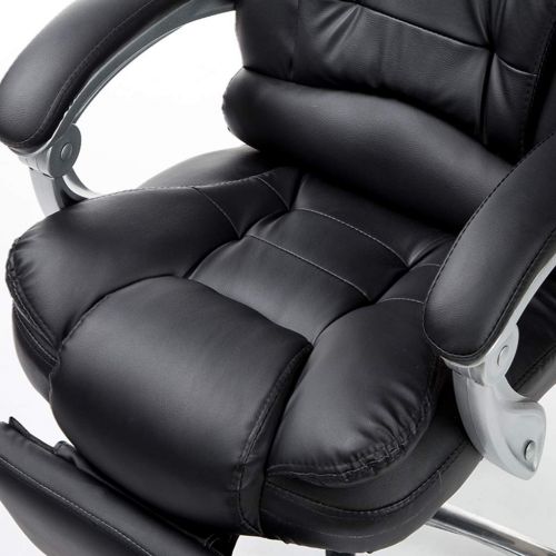  Desk Chairs Chairs Sofas Study Computer Chair Home Office Chair Leather Swivel Chair Office boss Chair Living Room Bedroom Massage Chair Comfortable Chair (100% Cowhide) (Color : A)