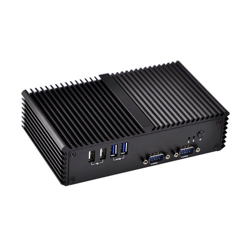  Desktop Multi Serial Port Dual LAN Qotom-310P Celeron Processor 3215U 2M Cache, 1.70 GHz, Broadwell Computer 4G ram 16G SSD DC 12V Industrial Computer