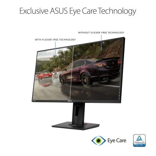 아수스 Asus ASUS VG279Q 27 Full HD 1080p IPS 144Hz 1ms (MPRT) DP HDMI DVI Eye Care Gaming Monitor with FreeSyncAdaptive Sync