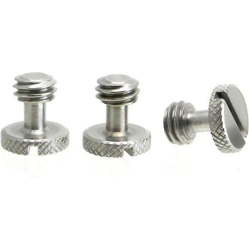  Desmond Steel Screws 38 Tripod Quick Release QR Plate Camera Flathead Slot Stainless SS ideal for Manfrotto  Sachtler (5)