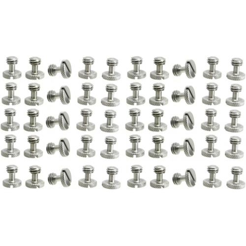  Desmond Steel Screws 38 Tripod Quick Release QR Plate Camera Flathead Slot Stainless SS ideal for Manfrotto  Sachtler (5)