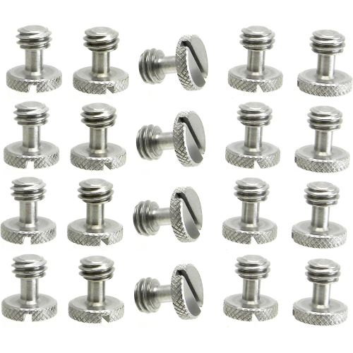  Desmond Steel Screws 38 Tripod Quick Release QR Plate Camera Flathead Slot Stainless SS ideal for Manfrotto  Sachtler (5)