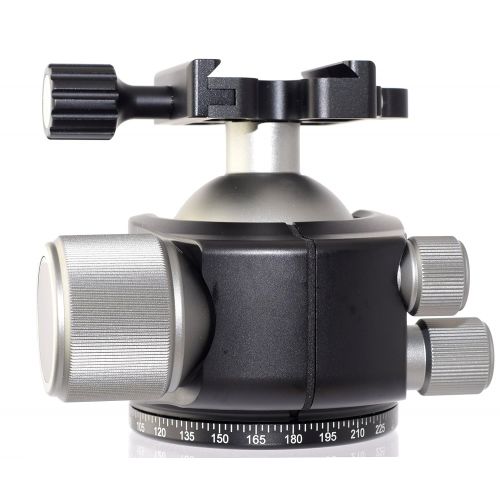  Desmond DLOW-55 Tele Lens Kit 55mm Low Profile Ball Head & 3 QR Plate Arca  RRS Compatible w Pan Lock for Tripod