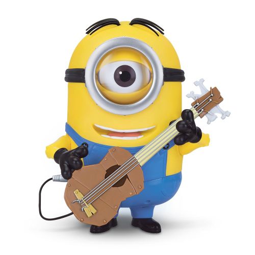  Despicable Me Minions Stuart Interacts with Guitar