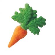 Dessert tool Lucks Dec-Ons Decorations Molded Sugar/Cup-Cake Topper, Carrot, 2 Inch, 160 Count