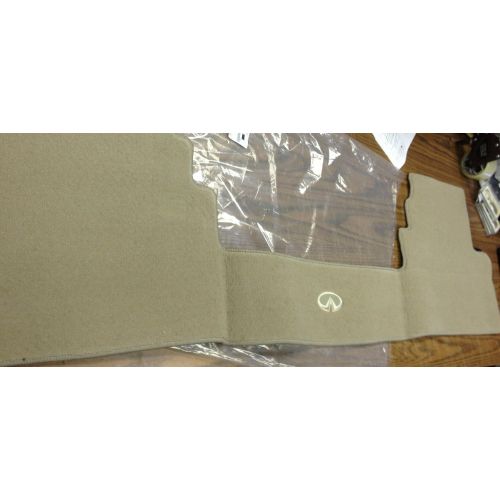  Details 2007 + 2008 Infiniti G37/G37X 4 Door Sedan Factory Replacement Floor Mats - Beige