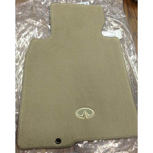  Details 2007 + 2008 Infiniti G37/G37X 4 Door Sedan Factory Replacement Floor Mats - Beige