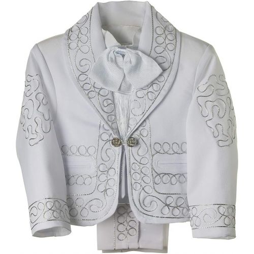  Details and Traditions Boys Charro, Boys Cotton Guayabera, Boys Baptism, Charro, Boys, Mexican Wedding Shirt, Guayaberas, Baptism Outfit, Mens Charro, White Charro