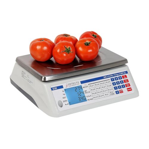  Detecto D60 Price Computing Scale, Electronic, 13.4 W x 13.4 D, 60 lb. Capacity