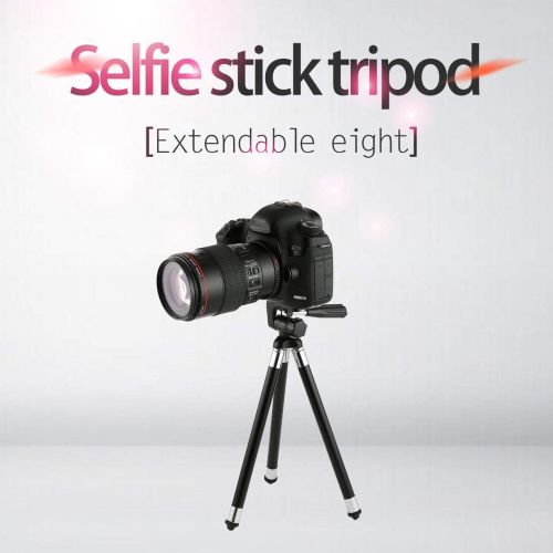  Detectoy Aluminum Tripod for Smartphones Selfie Stick Tripod Digital Camera Tripod 8 Section Extendable for Smartphone Camera