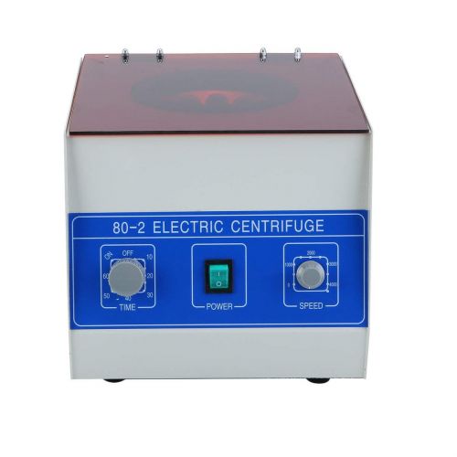  Detectoy Low Speed Electric Centrifuge Machine Desktop Laboratory Medical Practice Supplies Device 4000 RPM 20mlx12