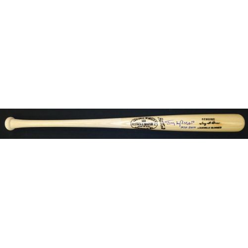  Detroit City Sports TONY LARUSSA AUTOGRAPHED LOUISVILLE SLUGGER GAME MODEL BAT