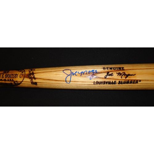  Detroit City Sports JOE MORGAN AUTOGRAPHED LOUISVILLE SLUGGER GAME MODEL BAT