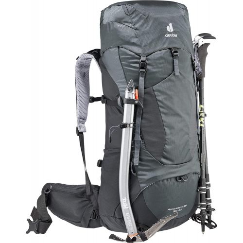  Deuter Unisex?? Adults Aircontact Lite 50+10 Trekking Backpack, Graphite Black, 60 L