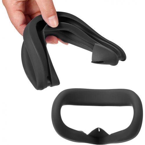  [아마존베스트]Devansi VR Silicone Interfacial Cover for Oculus Quest 2 Eye Protect Cover Sweatproof Lightproof Anti-Leakage