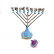 DevarimYafimo Menorah, Hanukkah, Jewish Gift, Candelabra, Chanukkah, Judaica, Candle Holders, Made in Israel, Candle Centerpiece, Jewish Housewarming Gift