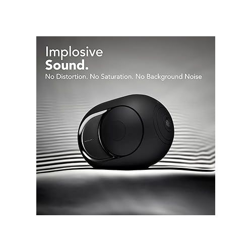  Devialet - Phantom I 108dB - High-Fidelity Wireless Speaker - Dark Chrome - Implosive Soundstage - Zero Distortion - Bluetooth Speaker