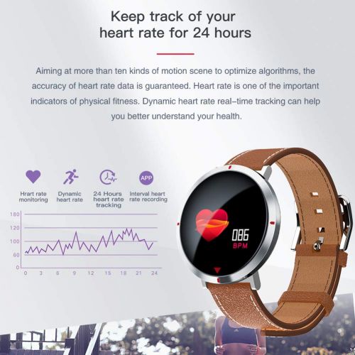  Deword Fitness Tracker Smart Watch, Epic Activity Tracker with Heart Rate Monitor, Waterproof Pedometer Watch with Sleep Monitor, Step Counter for Kids Women Men Gifts