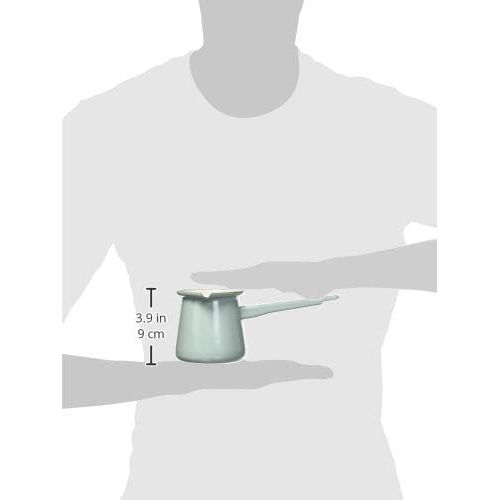  Dexam emaillierter Stahl Vintage Home Tuerkisch Coffeepot, Salbei