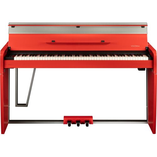  Dexibell VIVO H10MG Digital Mini Grand Piano with Bench (Polished Dark Red)