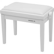 Dexibell Proel Height-Adjustable Wooden Bench for Pianos & Organs (Polished White)