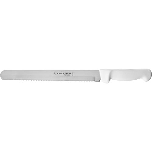  [아마존베스트]Dexter Russell P94804 10-in Scalloped Bread Knife w/White Polypropylene Handle