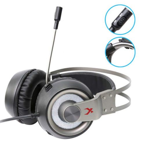  Over Ear Headphone Wired, Dfowd Lightweight Adjustable Gaming Headset With Mic, Noise Isolating Comfortable Earphones, Hi-Fi Deep Bass for iPhone iPod iPad Macbook MP3 Cellphone PC