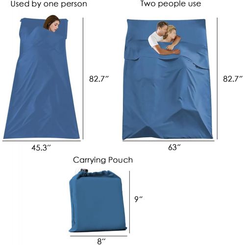  Dgdgbaby Sleeping Bag Liner Camping Travel Home Bed Sheet Lightweight Breathable Hotel Compact Sacks