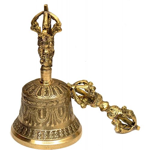  Dharma Store - Tibetan Buddhist Meditation Bell and Dorje Set