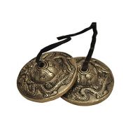 Dharma Store - Tibetan Yoga Meditation Cymbals Bell - Dragon Embossed (Original Version)