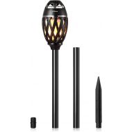 DIKAOU Flame Outdoor Speaker Pole, Pole Accessories for Camera 31 Inches, Compatible with Patio Torch Atmosphere Table Lamp Camera Holder Gifts for Men Women