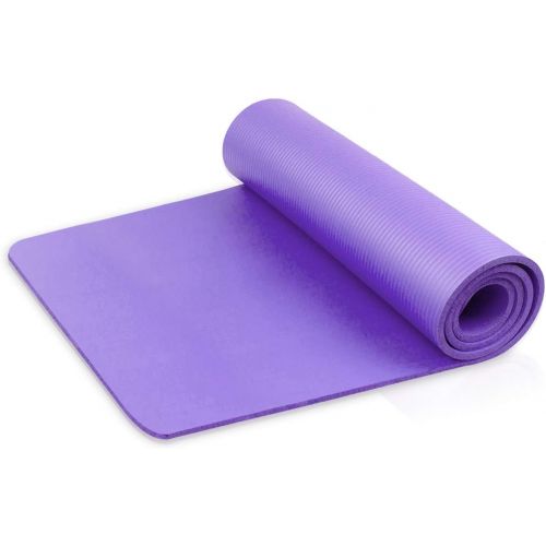  [아마존베스트]diMio Comfort Gym Mat Yoga Mat 185 x 60 x 1 cm 185 x 60 x 1.5 cm 185 x 90 x 1.5 cm 200 x 100 x 2 with Carry Strap Phthalate-Free and SGS-Tested