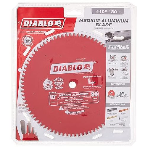  Diablo D1080N Non-Ferrous Metal & Plastic Cutting Saw Blade
