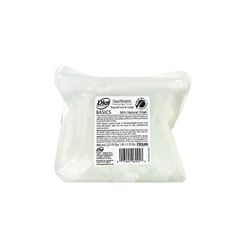  Dial 1325976 Basics Honeysuckle Floral White Pearl Hypoallergenic Liquid Hand Soap, 800 mL Flex Pack (Pack of 12)