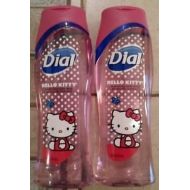 DIAL HELLO KITTY MOISTURIZING BODY WASH 16 OZ. (2 PK ) 32 OZ TOTAL by Dial