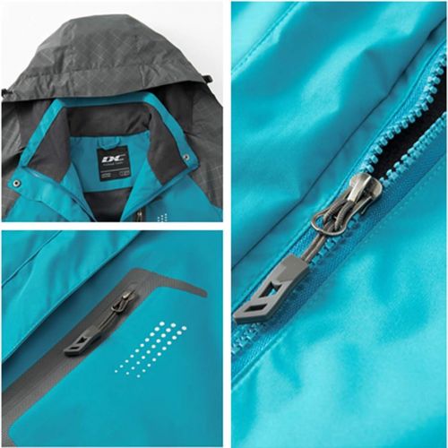  [아마존핫딜][아마존 핫딜] Diamond Candy Women Windproof Hooded Waterproof Rain Jacket Lightweight for Hiking