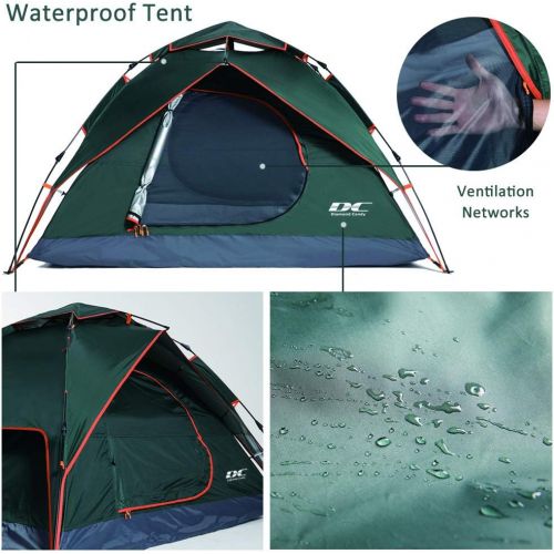  Diamond Candy Pop Up Tent 2-3 Person Waterproof Tents for Camping