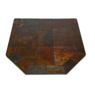 Diamond Hearth NY Hearth 40 x 40 Peacock Slate Hearth Pad Standard