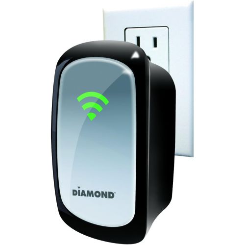  Diamond Multimedia 300Mbps 802.11n Wireless Repeater Range Extender with Wireless Access Point and Wireless Bridge Device (WR300NSI)