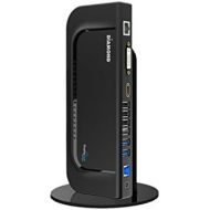 Diamond Multimedia Ultra Dock Dual Video USB 3.02.0 Universal Docking Station with Gigabit Ethernet, HDMI and DVI Outputs Audio Input and output for Laptop, Ultrabook, Macbook, Wi