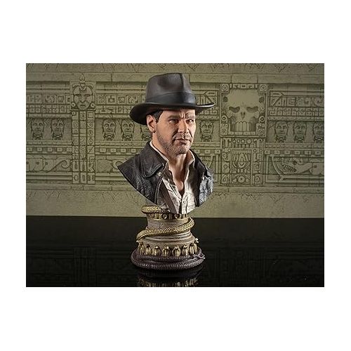 다이아몬드 셀렉트 Diamond Select Toys Indiana Jones and The Raiders of The Lost Ark Legends in 3-Dimensions: Indiana Jones 1:2 Scale Bust