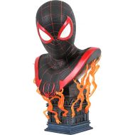 Diamond Select Toys Marvel's GamerVerse: Miles Morales Legends in 3-Dimensions 1:2 Scale Bust, Multicolor, 10 inches