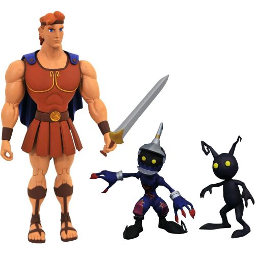 다이아몬드 셀렉트 DIAMOND Select TOYS Kingdom Hearts 3: Hercules & Pearl Dusk Select Action Figure Two Pack, Multicolor