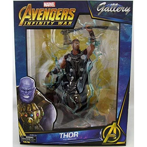 다이아몬드 셀렉트 DIAMOND SELECT TOYS Marvel Gallery: Avengers Infinity War Movie Thor PVC Diorama Figure