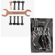 Diamond Supply Co. Diego Najera Skateboard Hardware and Wrench Combo Black/Rose Gold 7/8 Allen