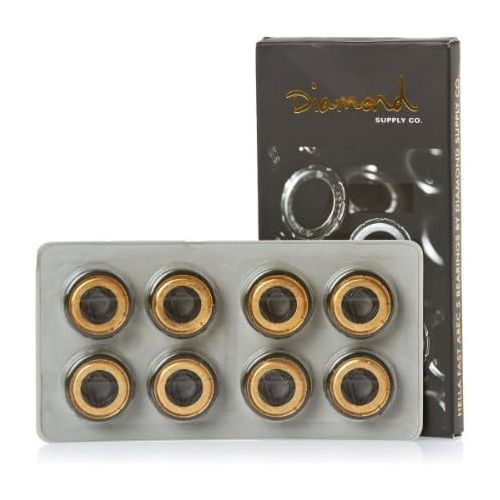  Diamond Supply Co Diamond Supply Skateboard Bearings Hella Fast ABEC 5s Set of 8