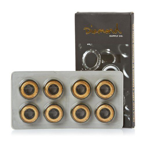  Diamond Supply Co Diamond Supply Skateboard Bearings Hella Fast ABEC 5s Set of 8